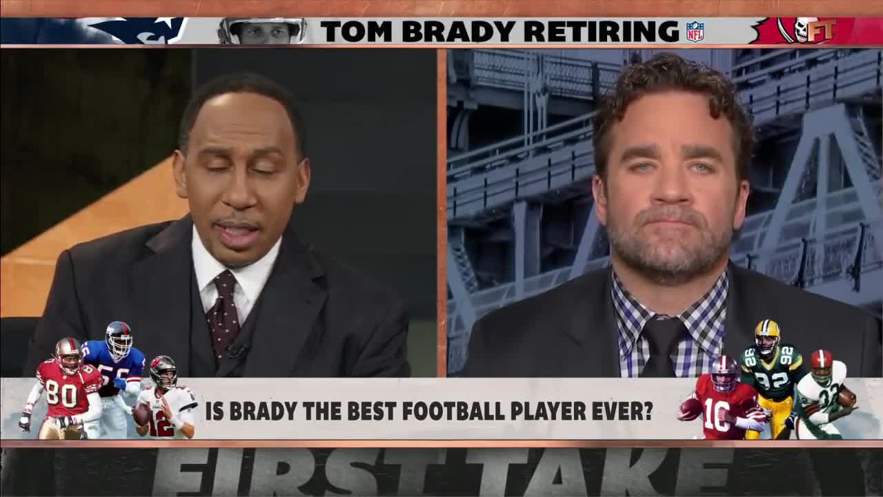 Stephen A. declares Tom Brady the best football player EVER 💥 | First Take