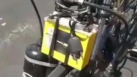 Manually automated bicycle