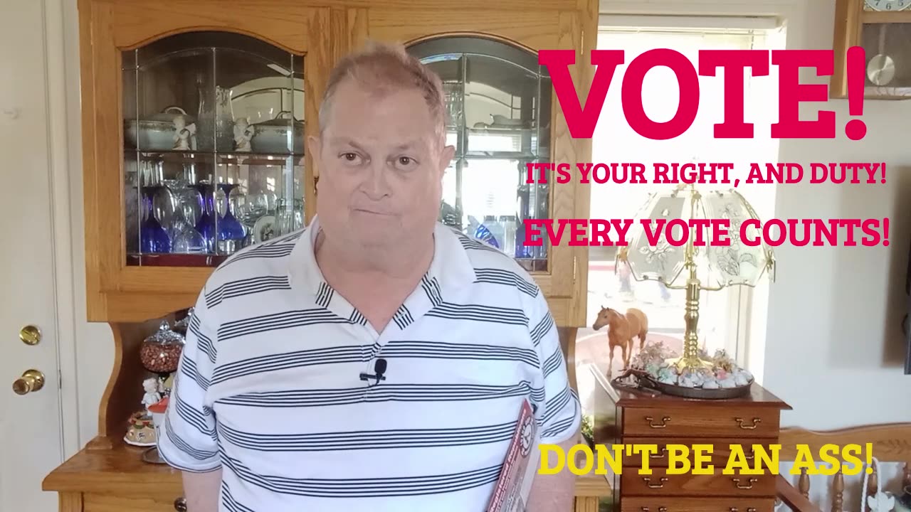 VOTE IN THE PRIMARIES. VOTE IN THE GENERAL. THEY MAY BE THE LAST FREE VOTES YOU GET.