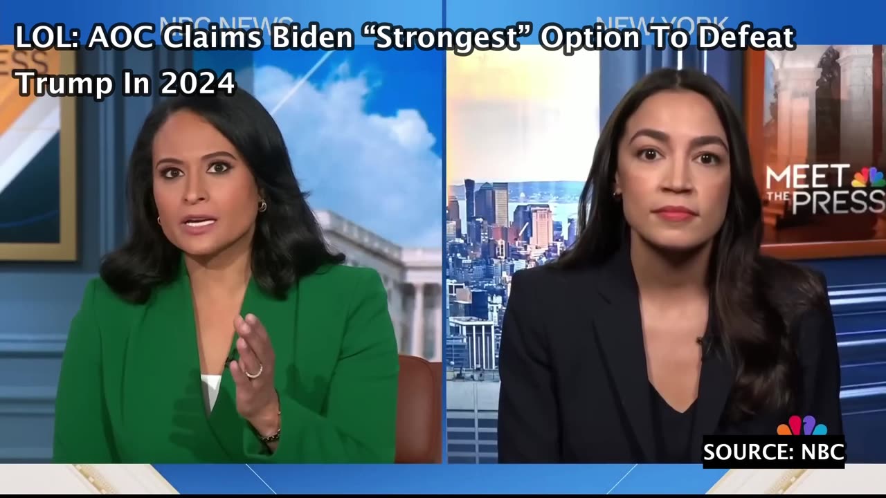 LOL: AOC Claims Biden “Strongest” Option To Defeat Trump In 2024