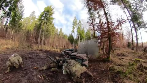 Army Paratroopers Conduct LiveFire Exercise