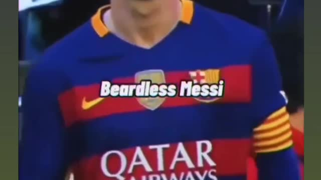 Nobody wants to face the beardless messy⚽️🔥.