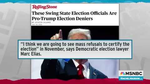 Maddow points out frightening truth about Trump's lack of concern about votes