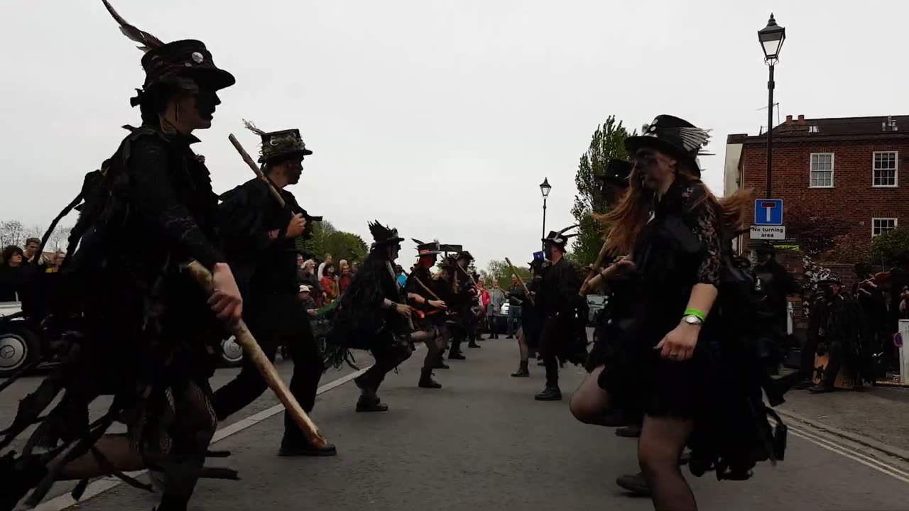 Beltane Border Morris - White Ladies Aston - Upton Folk Festival - 30th April 2017