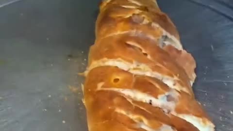 Grilled sausage cheese roll