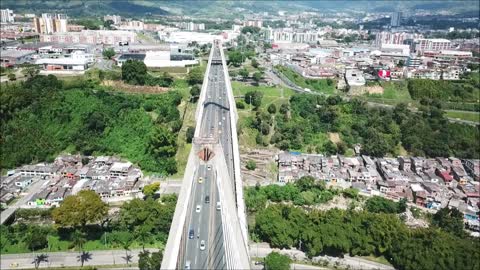 The César Gaviria Trujillo Viaduct in Pereira, Colombia