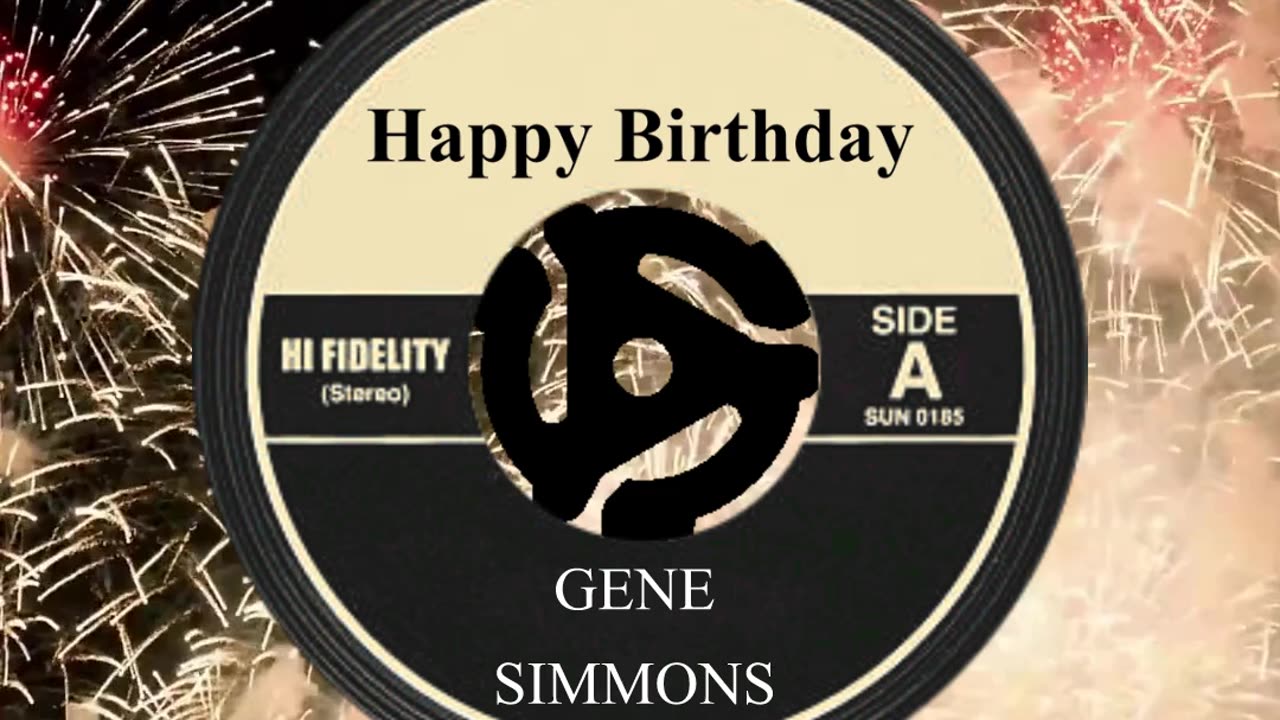 HAPPY BIRTHDAY GENE SIMMONS