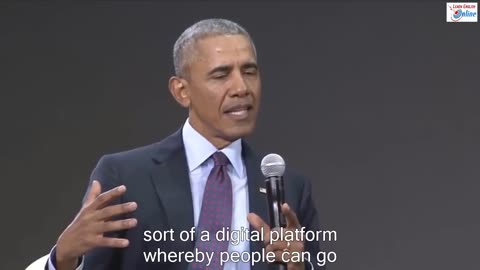 Learn English via Conversation with Barack Obama, Bill Gates and Melinda Gates - English Subtitles