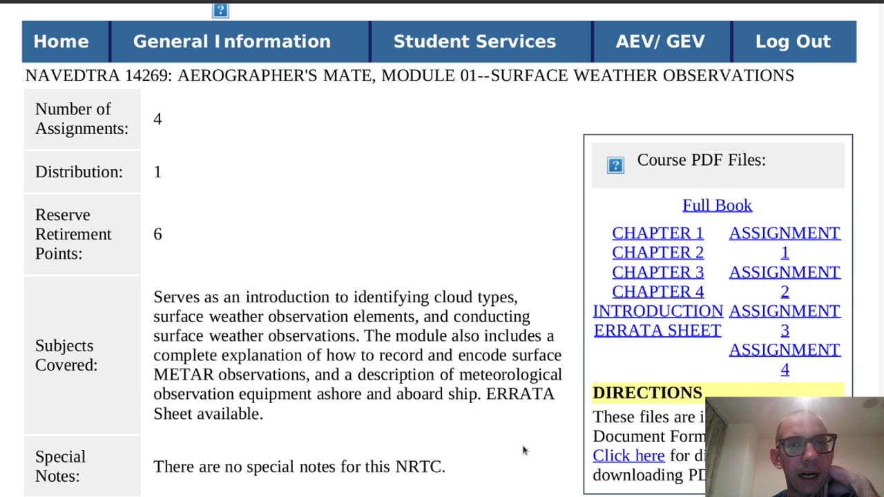 Summary of NAVEDTRA 14269 - Aerographer's Mate, Module 01--Surface Weather Observations