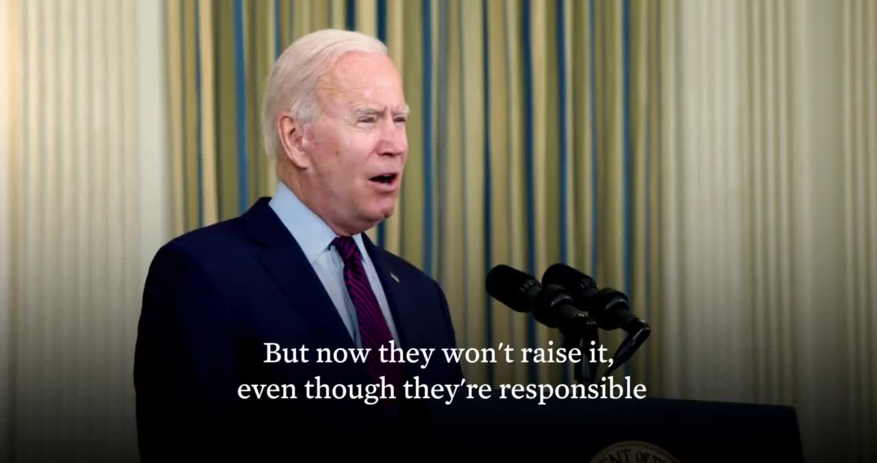 President Biden’s Speech on the Debt Ceiling and Republican Obstruction
