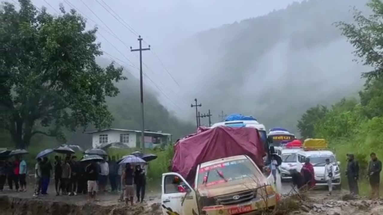 Heavy rain in Nepal