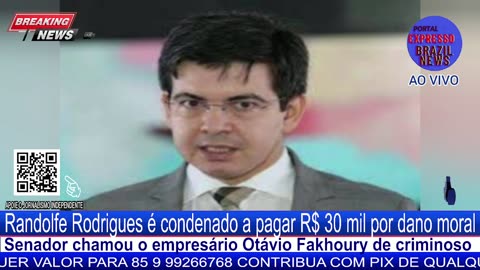 Randolfe Rodrigues é condenado a pagar R$ 30 mil por dano moral