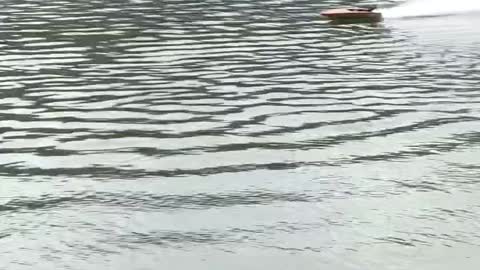 Remote controlled boat