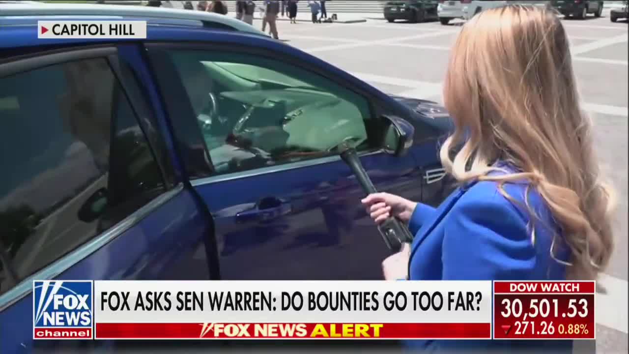 Warren Refuses To Answer If Pro-Abortion Org Offering Bounty To Track Down Justices Is 'Too Far'