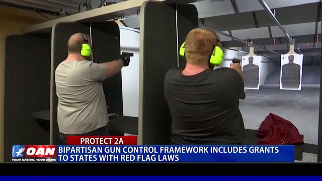 Bipartisan gun control framework includes grants to states with red flag laws