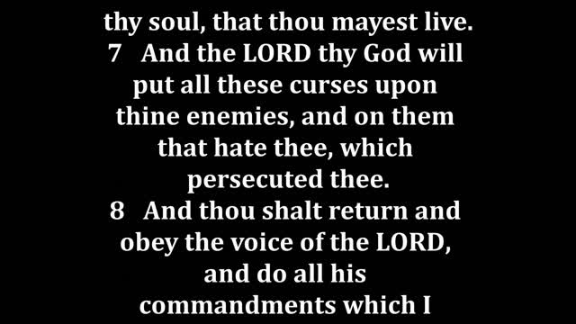 Deuteronomy 30 King James version