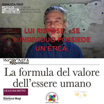 La formula del valore umano