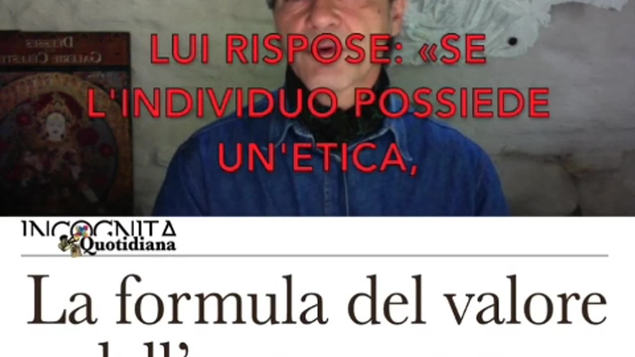 La formula del valore umano