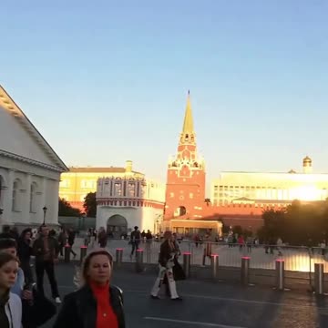 center of Moscow is right now closed off