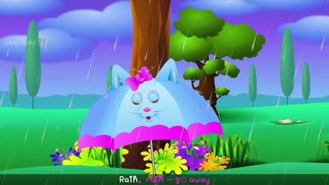 Rain, Rain, Go Away Nursery Rhyme With Lyrics - Cartoon Animation Rhymes & Songs for Children