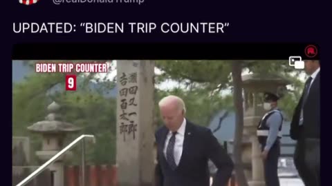 DJT - Update: Biden Trip Counter