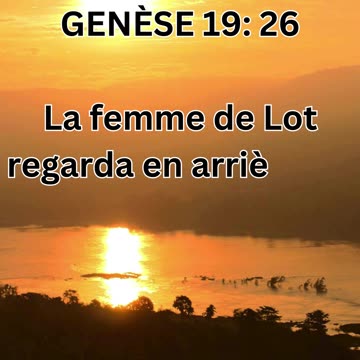 "Le Sel de la Destruction : Genèse 19:26"