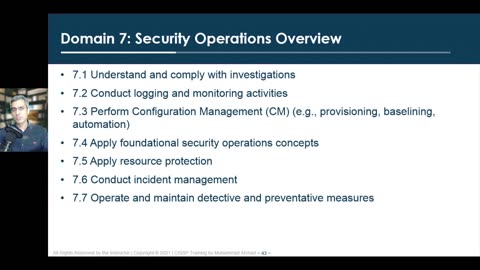 11 - CISSP Domain 7 Detailed Overview