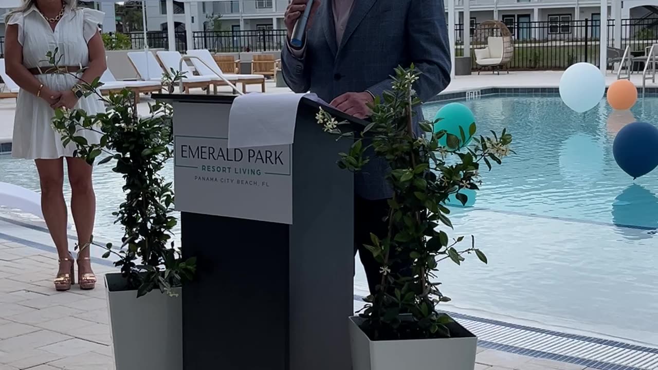 Francis J. Greenburger, CEO of Time Equities, Inc. (TEI) speaks at Emerald Park