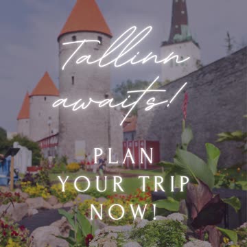 🏰 Tallinn awaits! ✈️ Plan your trip now!