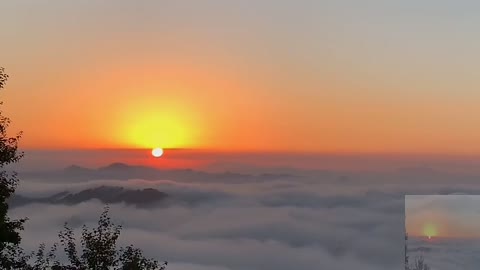 The sea of clouds