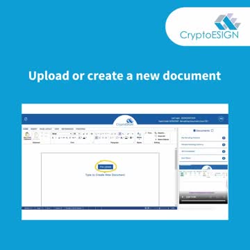 Learn how easy it is to use CryptoESIGN.
