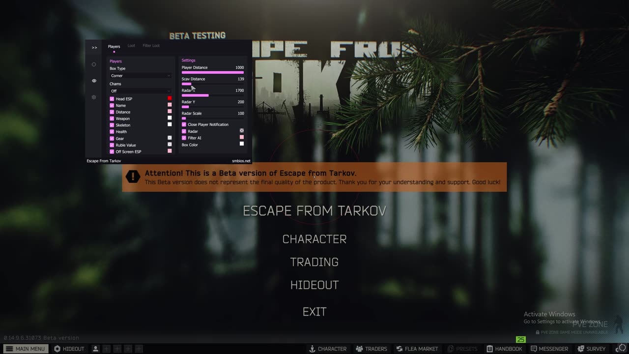 Escape From Tarkov Cheat