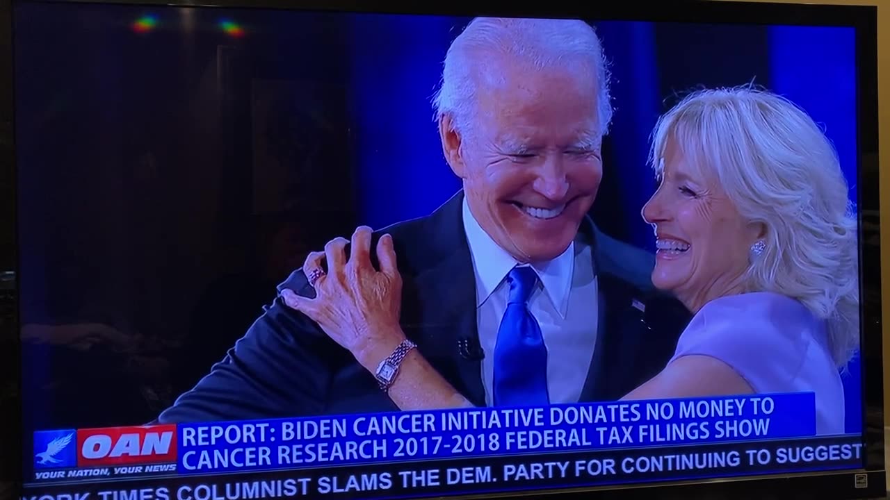 11/15/20 OAN Biden Cancer Initiative didn’t donate any money to cancer