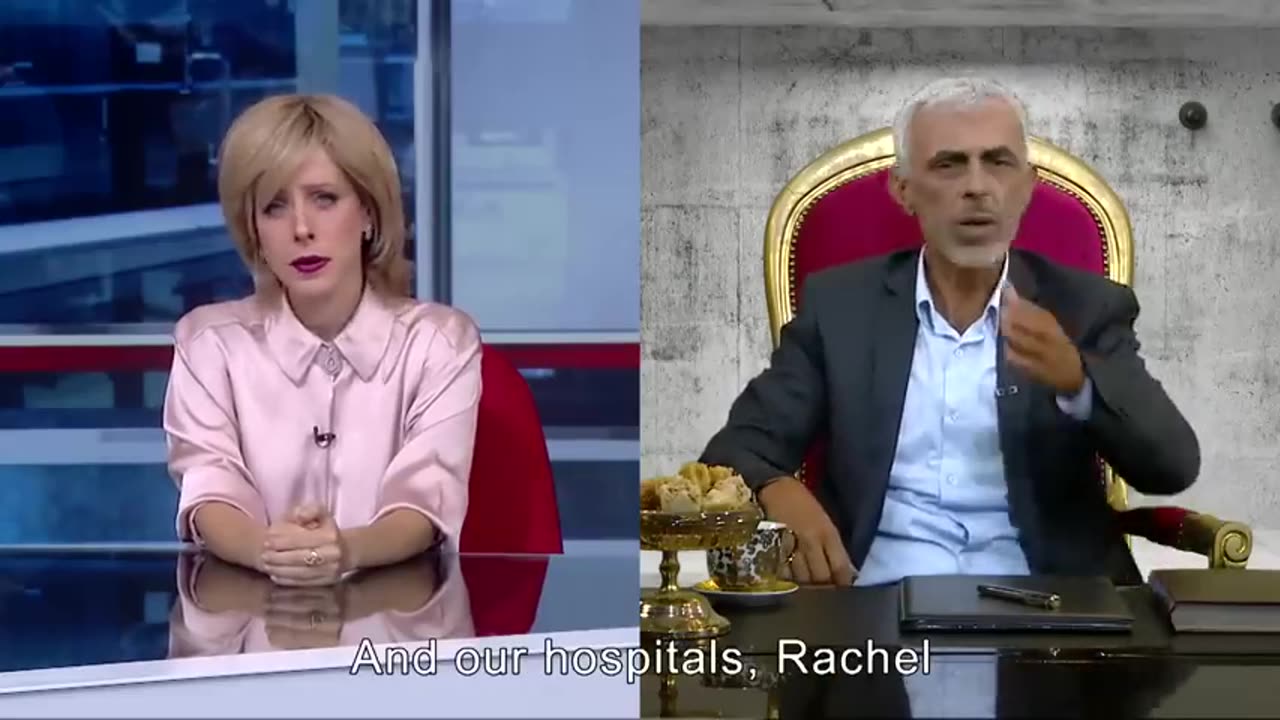 Shy barmeli - Hamas leader Yahya Sinwar׳s exclusive interview on BBC