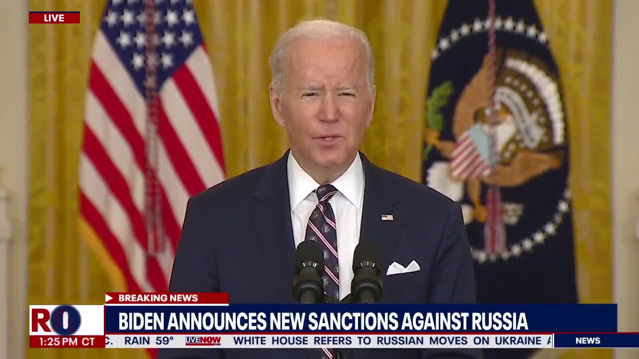 Russia-Ukraine: 'Beginning of invasion,' Biden announces sanctions