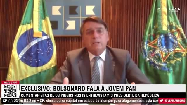 Entrevista do presidente Bolsonaro à Jovem Pan