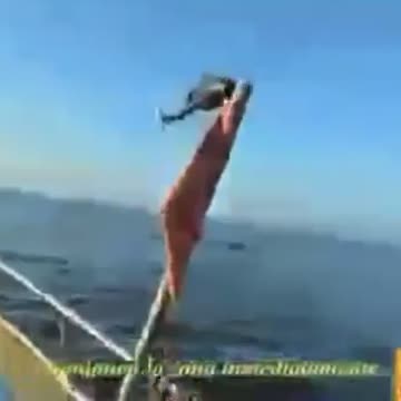 UFO Being Chased By Military Splashes Into Ocean