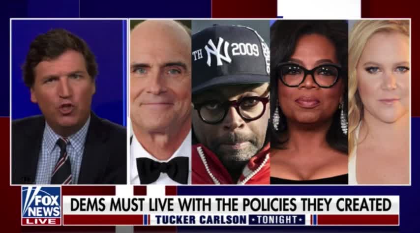 Tucker Has Hilarious Reaction to Libs Freaking Out Over Illegals in Martha's Vineyard