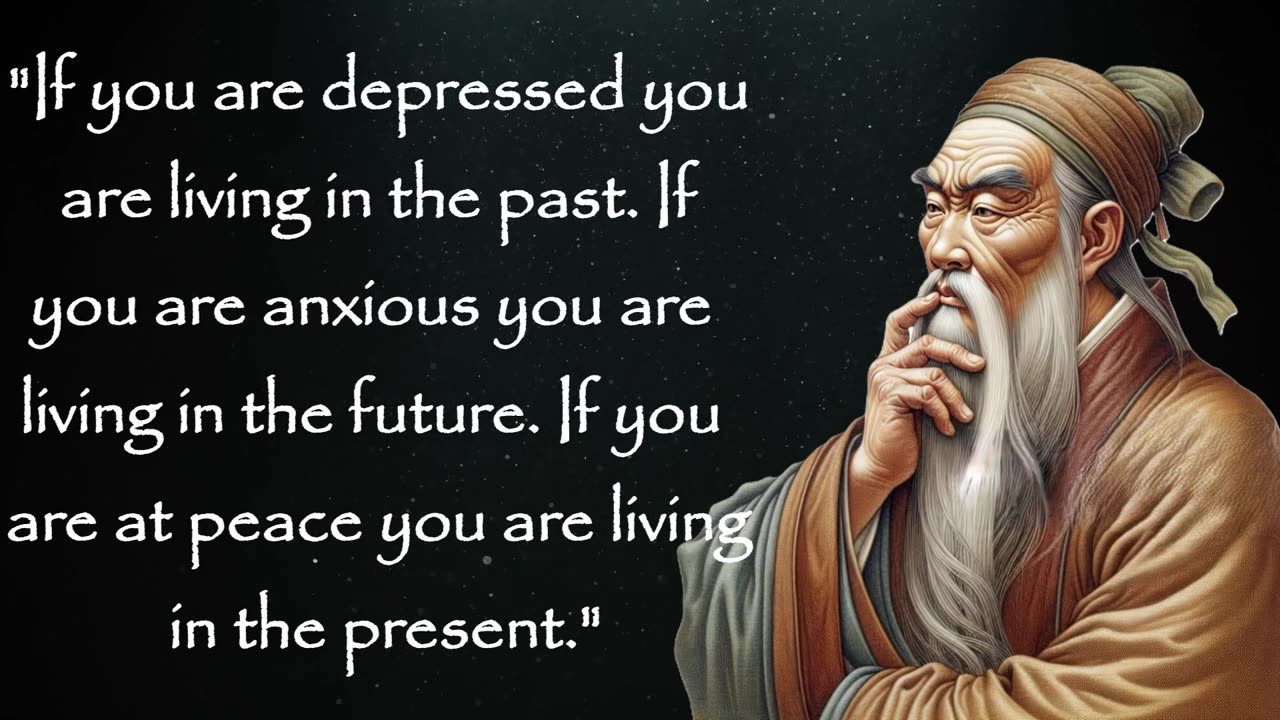 Ancient Chinese Philosophers' Life Lessons to Embrace in Youth And Avoid Regrets in Old Age