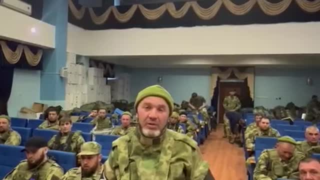 Video from the Russian University of Special Forces in Gudermes, where volunteers from all over Russia are trained