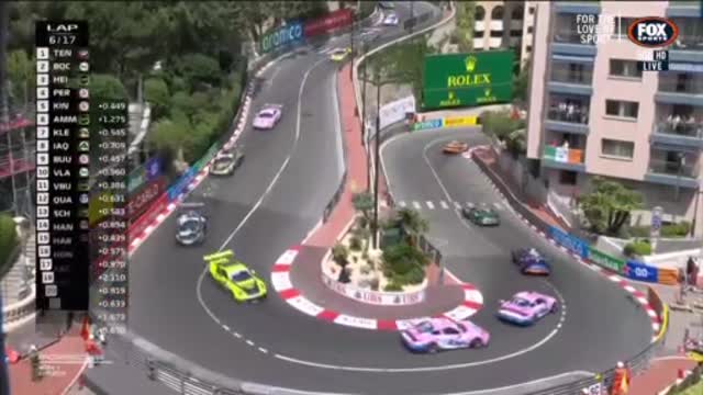 Porsche SuperCup 2022 Monaco Race Paque Huge Airborne Sausage Kerbs