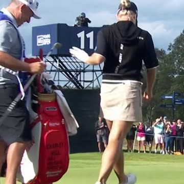 An EAGLE from the bunker #golf #charleyhull #bunker #eagle #sand