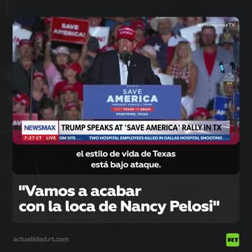Donald Trump definisce Nancy Pelosi una "pazza" e lascia intendere che correrà per la presidenza del 2024