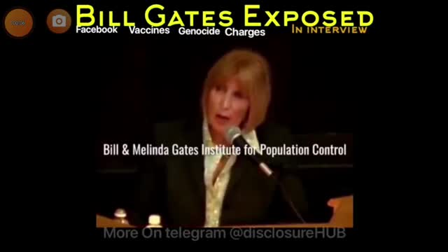 Bill Gates = population control. CONTROLE DA POPULAÇÃO...