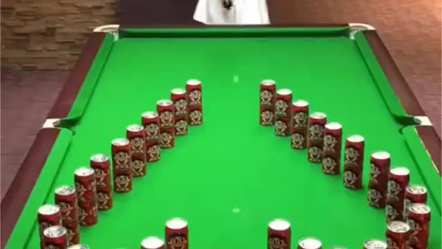 Amazing billiard skills