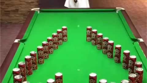 Amazing billiard skills