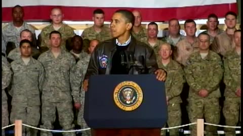 President Obama makes a surprise visit to Bagram Air Field Afghanistan