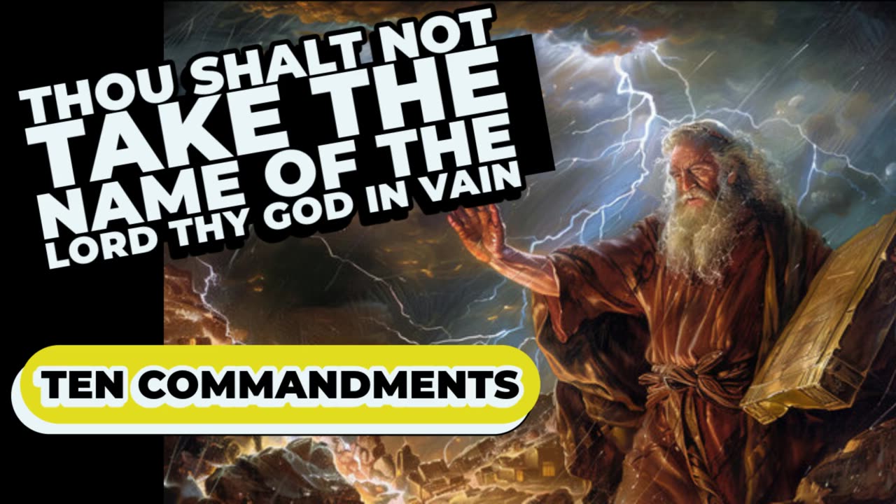 Thou Shalt Not Take the Name of the Lord thy God in Vain - The Ten Commandments #3 - Steve Gregg