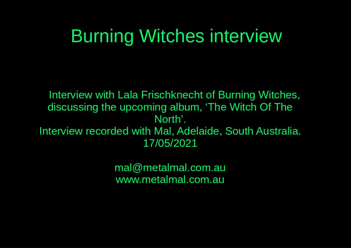 20210517 BURNING WITCHES interview