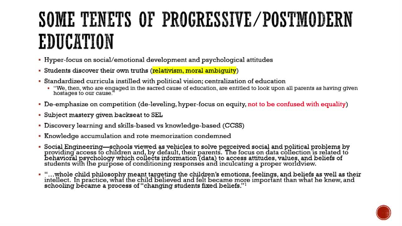 The Progressive Pipeline By Dr. Beth Meyers Part 1